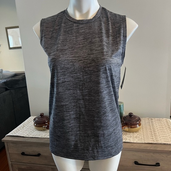 NWT Essential Elements Grey workout top - Picture 2 of 5
